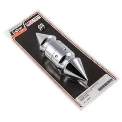 Colony #2726-2 Chrome Pike Nut Spike Rear Axle Covers Harley Sportster 2008-2012