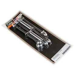Colony #7141-18 Chrome Plated Front Motor Mount Kit With Heat Treated Studs Fits 1957-85 H-D Sportster