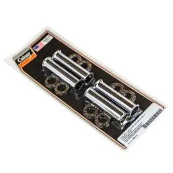 Colony #7824-12 Pushrod Covers Chrome Plated Steel 1940-47 Harley Davidson Knuckleheads