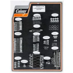 Colony #7908 Complete Show Bike Kit Chrome Acorn Hardware Harley 58-65 Panhead