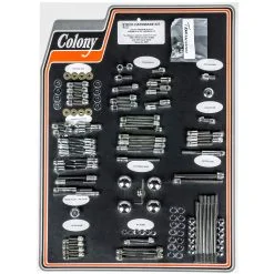 Colony #8521 Complete Show Bike Kit Chrome Cap Style Hardware Harley 89-91 Softail 91 Dyna Glide