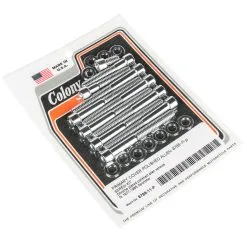 Colony #8788-11-P Primary Cover Smooth Chrome Allen Screw Kit Harley Sportster 77-85