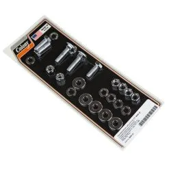 Colony #9420-21 Transmission Mounting Kit Chrome H-D Big Twin Late 77-86