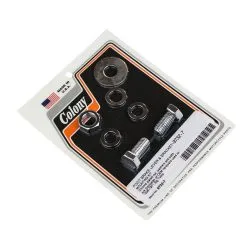 Colony #9732-7 Foot Brake Lever & Bracket Mounting Kit Chrome Harley 1936-71