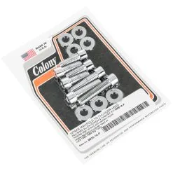 Colony #9930-14-P Intake Manifold To Cylinder Head Smooth Chrome Allen Screw Kit Harley Big Twin 82-89