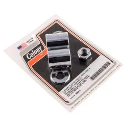 Colony #9989-4 Front Axle Nut Spacer Kit Smooth Chrome Harley FLHR FLHRCI 94-99