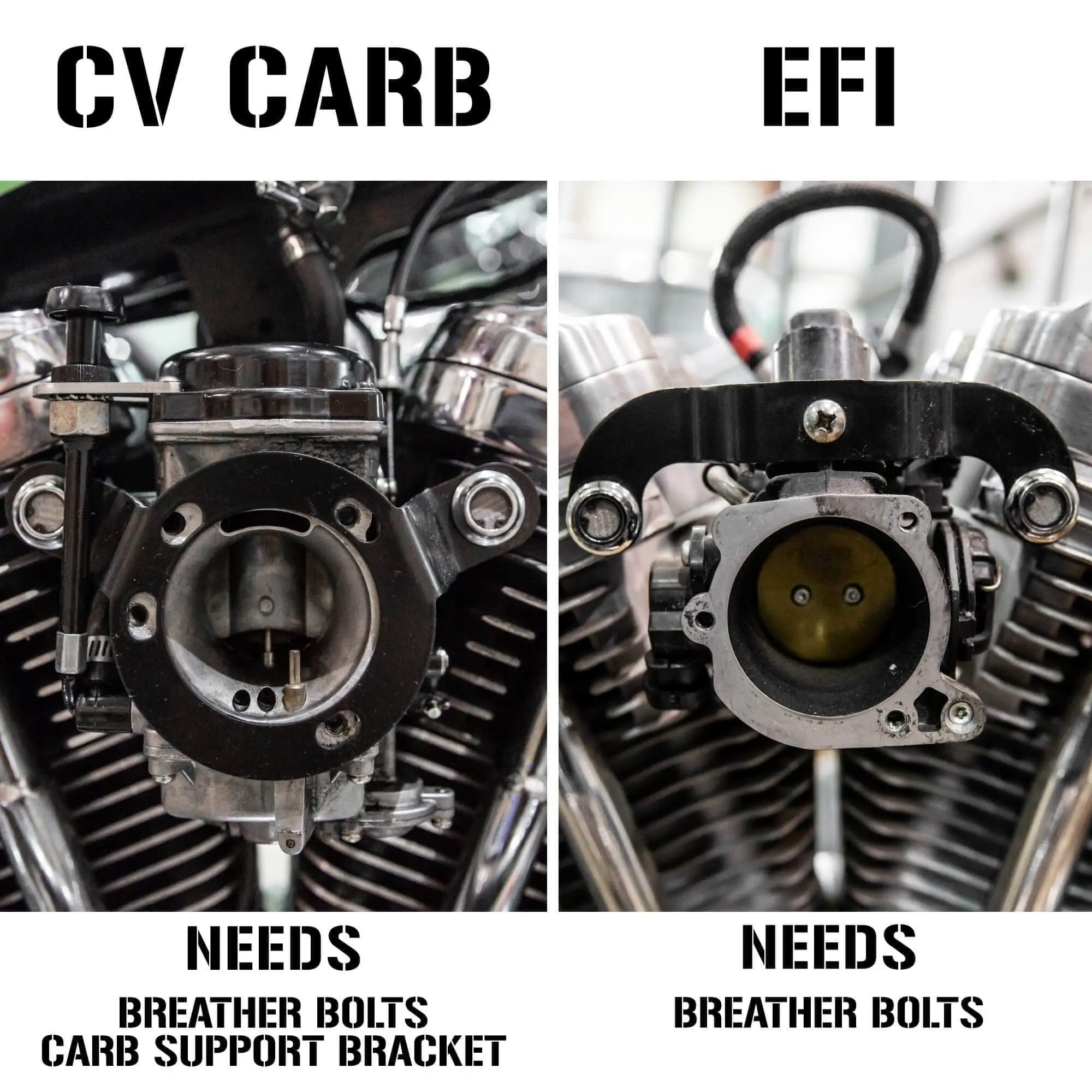 Lowbrow Customs Louvered Air Cleaner For Harley CV / EFI 1991-2020 - Black 8 Lowbrow Customs Louvered Air Cleaner For Harley CV / EFI 1991-2020 - Black - Image 6