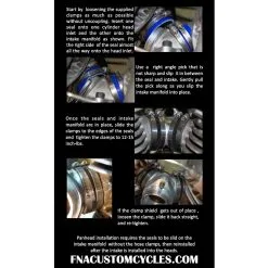 FNA Custom Cycle Tite Seal Kit Intake Manifold Kit - 1948-1984 Harley-Davidson Big Twin And Sportster -Motorcycle Wheel Screws Outlet Shop fna custom cycle tite seal kit big twin and 1948 1984 sportster 2