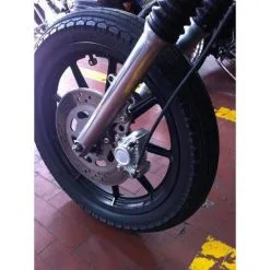 Kustom Tech SF Caliper Stainless Mount For Showa Forks -Motorcycle Wheel Screws Outlet Shop large 2316 kustomtech sf caliper bracket front showa fork 1984 1999 photo 3