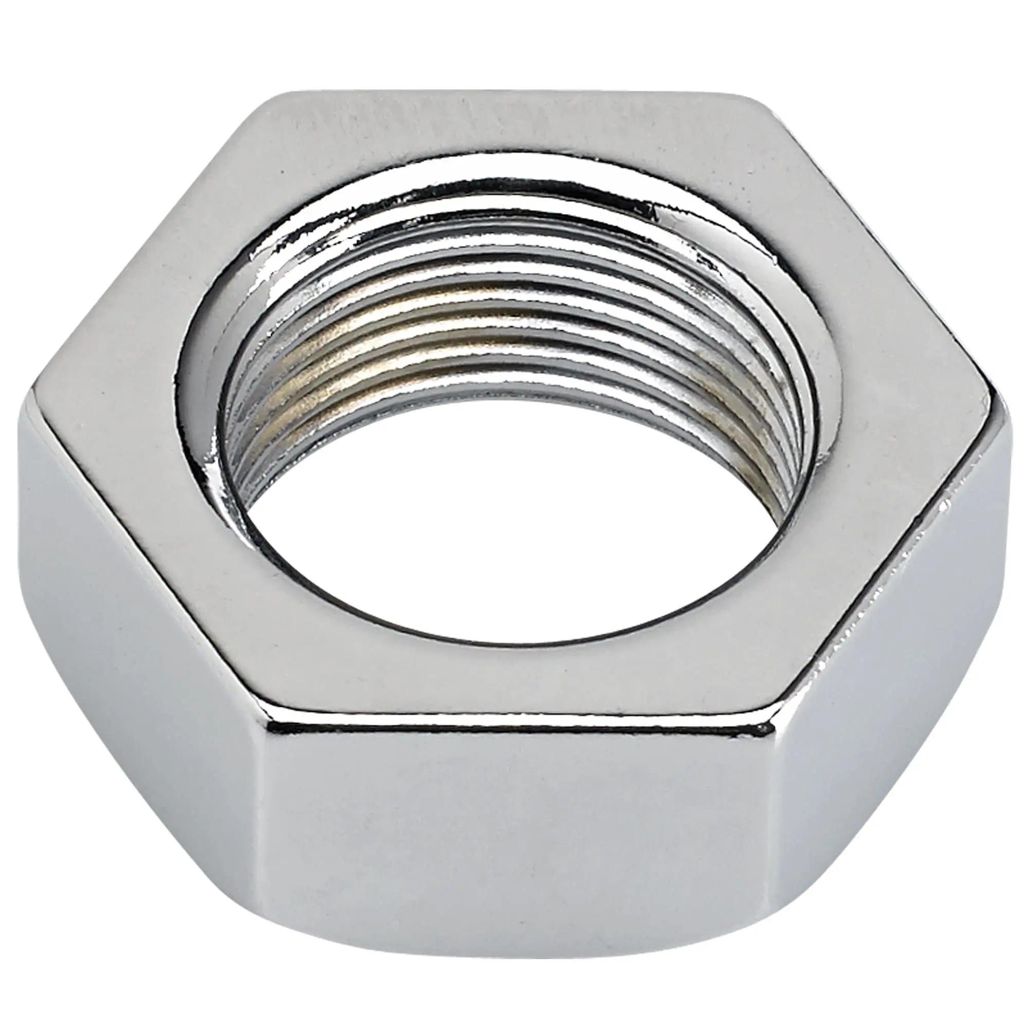 Lowbrow Customs Chrome Rear Axle Spindle Nut - Thick - 500 650 Triumph #82-1747 4 Lowbrow Customs Chrome Rear Axle Spindle Nut - Thick - 500 650 Triumph #82-1747 - Image 2