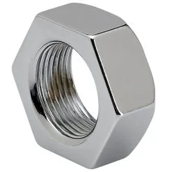 Lowbrow Customs Chrome Rear Axle Spindle Nut - Thick - 500 650 Triumph #82-1747