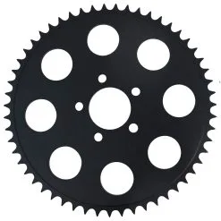 Lowbrow Customs Replacement Chain Conversion Black Sprocket - 48 Tooth - Harley Sportster 2000-up Dyna 06-up